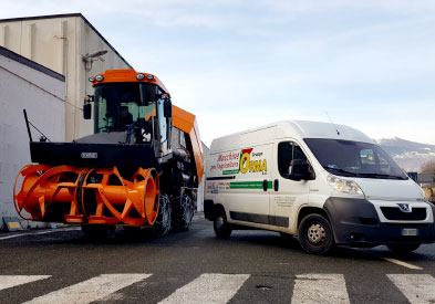 Gruppo Orma, consegna Supra Schmidt fresa per neve