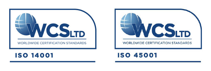 Gruppo Orma, Azienda certificata iso14001 e iso 45001 WCS ltd